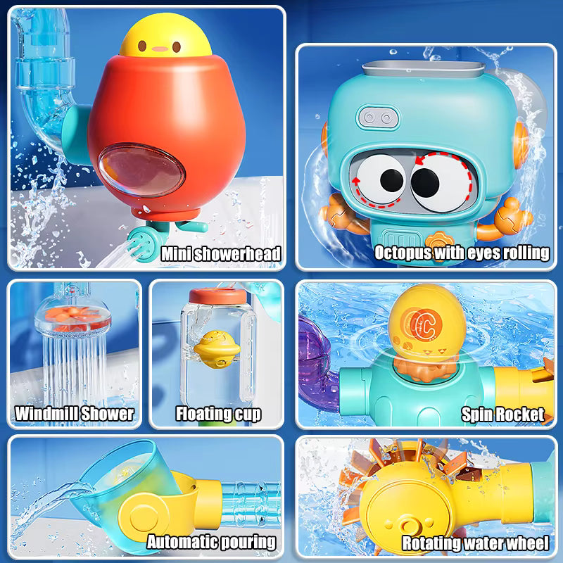 Bimi Toys 27PCS Baby Bath Toy Water Play Set
