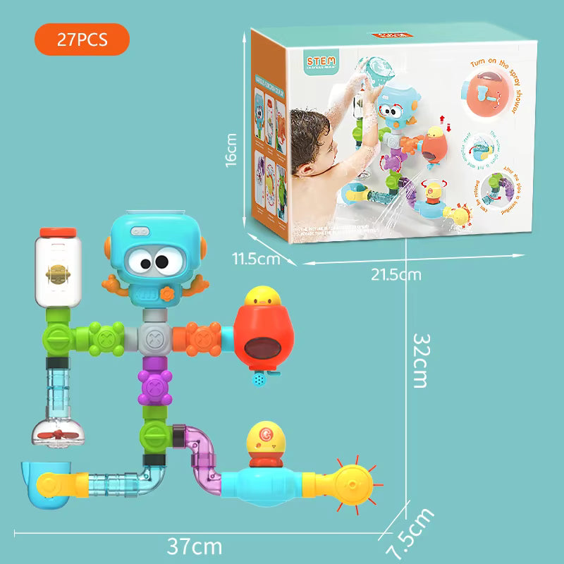 Bimi Toys 27PCS Baby Bath Toy Water Play Set